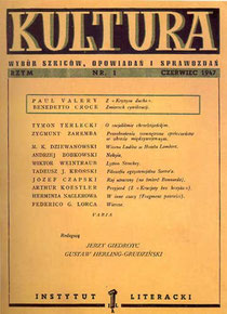 Kultura, Nr 1, Rzym czerwiec 1947