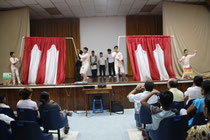 Representación teatral de una escuela municipal. Manta, Ecuador.