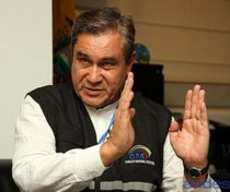 Domingo Paredes Castillo, presidente del Consejo Nacional Electoral (CNE) de Ecuador.