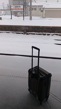 画像:トンネルを抜けなくても雪国だった(*_*)