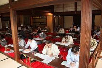 画像:検定会場は、弘道館!