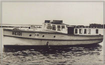 MS "HEIDI" 1946 alte Wehrmachtsbarkasse