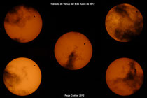 Tránsito de Venus por el Sol