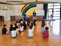 筑後市の羽犬塚小学校にて