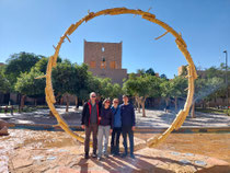 das Reiseteam im Kreis der Sonne