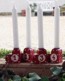 Kerzenhalter Advent 1-4