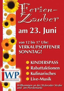 Ferienzauber am 23. Juni
