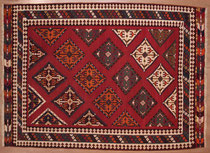 Gashghaï kashkuli Iran 2,16 x 1,57 m