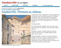 la depeche - article sur la  mosaïque - juillet 2010