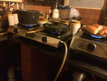La cuisine de Suzanna, au biogaz