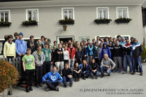 Gruppenbild Skifreizeit 2013