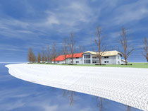 Strandhaus - Blick von Südwesten (vergrößern durch 1 x klicken auf das Bild)