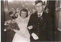 Hochzeit in Berlin, 1957: Eva und Heribert Riedler