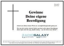 Gewinne Deine eigene Beerdigung