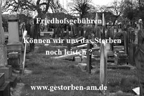 Friedhofgebühren Deutschland