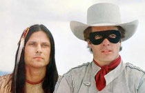 Klinton Spilsbury (right) in The Legend Of The Lone Ranger