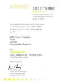 2009er Erdener Treppchen Spätlese