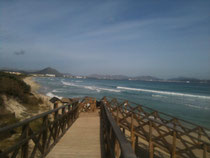 Mein morgendlicher Weg zum Strand
