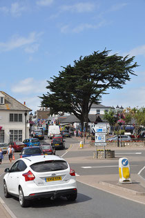 By the bus stop in Bude