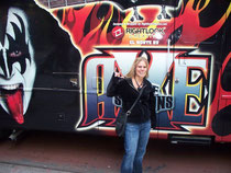 Chrissy and the Axe bus