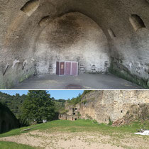 Keller und Turnierplatz von Burg Rheinfels 