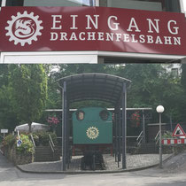 Schloss drachenburg und Ruine Drachenfels