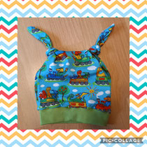 Mitwachsende Knotenmütze KU 39cm