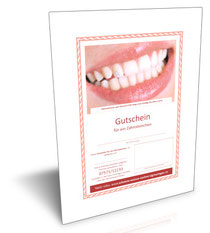 Geschenkidee: Gutschein für Zahnschmuck