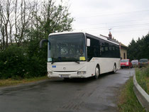 Passage d'un Irisbus Crossway LE de démonstration au Passage à Niveau 46.