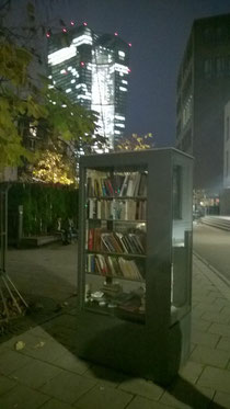 Public Bookcase near the European Central Bank in Frankfurt