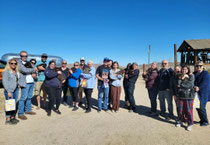 Some of our amazing puppy families on "Puppy Delivery Day", Joshua Tree, 2022.
