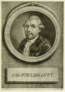 Adam Weishaupt, Gründer des Illuminatenordens.