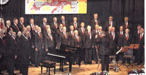 Erfolg in Heerlen: Der Männerchor Wegberg in Aktion. Foto: privat