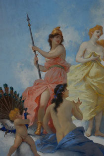 Particolare: Le tre dee: Minerva, Venere e Giunone (di spalle)