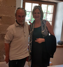 With Peter Randall-Page at his opening in Switzerland 02.06.19