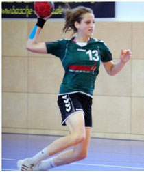 Fabienne Bahls kam beim Pokalspiel gegen den TuS Wettbergen zu ihrem zweiten Einsatz bei den Wombats.