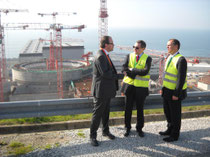 Visite de travail à Flamanville