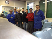Equipe gravure fontaine insertion
