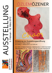 Plakat zur Ausstellung von Özlem Özener