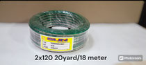 Kabel transparan 2x120 20 yard atau 18 meter