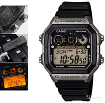 Casio AE 1300 WH-8A / Ori dan Garansi / Baterai 10 Tahun / Water Proof 100m