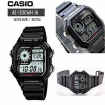 Casio Ae 1200WH-1A / ori dan Garansi / Baterai 10 Tahun / water resist 100 meter