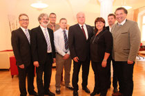 Bürgermeister Resch empfing AMS-Geschäftsstellenleiter Erwin Kirschenhofer und sein Team. Foto: zVg