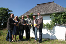 Franz Ilkerl, Katharina Brandstetter, Herbert Renner, Magistratsdirektor Mag. Karl Hallbauer, Franz Ilkerl junior © Stadt Krems