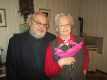 GR Alfred Friedl mit der Jubilarin Anna Blaim. Foto: zVg