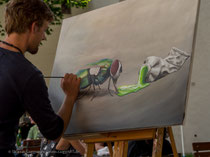 Bildaufbau - plastische Wirkung mit Acrylfarben, Thomas Guggemos