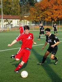 Neuzugang Lukas von Wahnem, in seinem dritten Spiel für den SVTB etwas glücklos