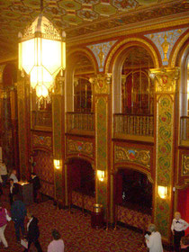 The lobby at Providence Performing Arts Center