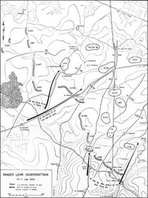 10. - 11. Juli Angriff der Panzer-Lehr-Division