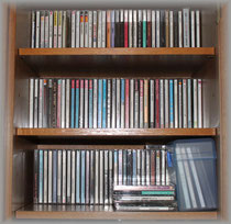 他人の書棚を占領する私のCD